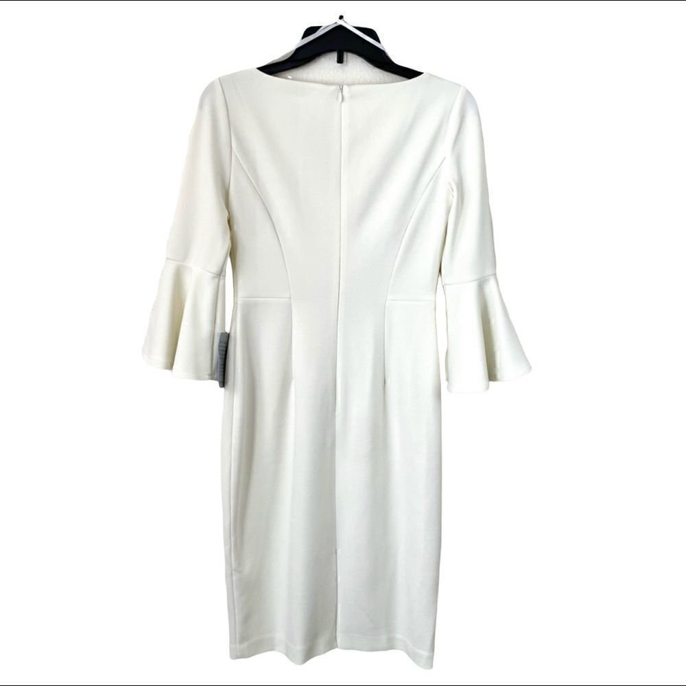 Harper Rose NWT dress bell sleeve white IVY dress size 2 - Picture 5 of 7